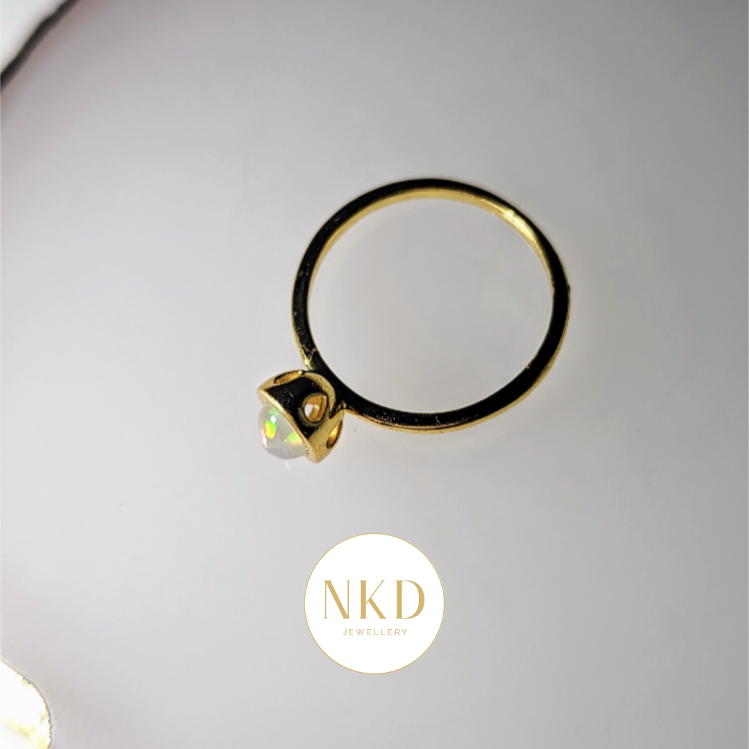 Melbourne - Ethiopian Opal Oval Ring