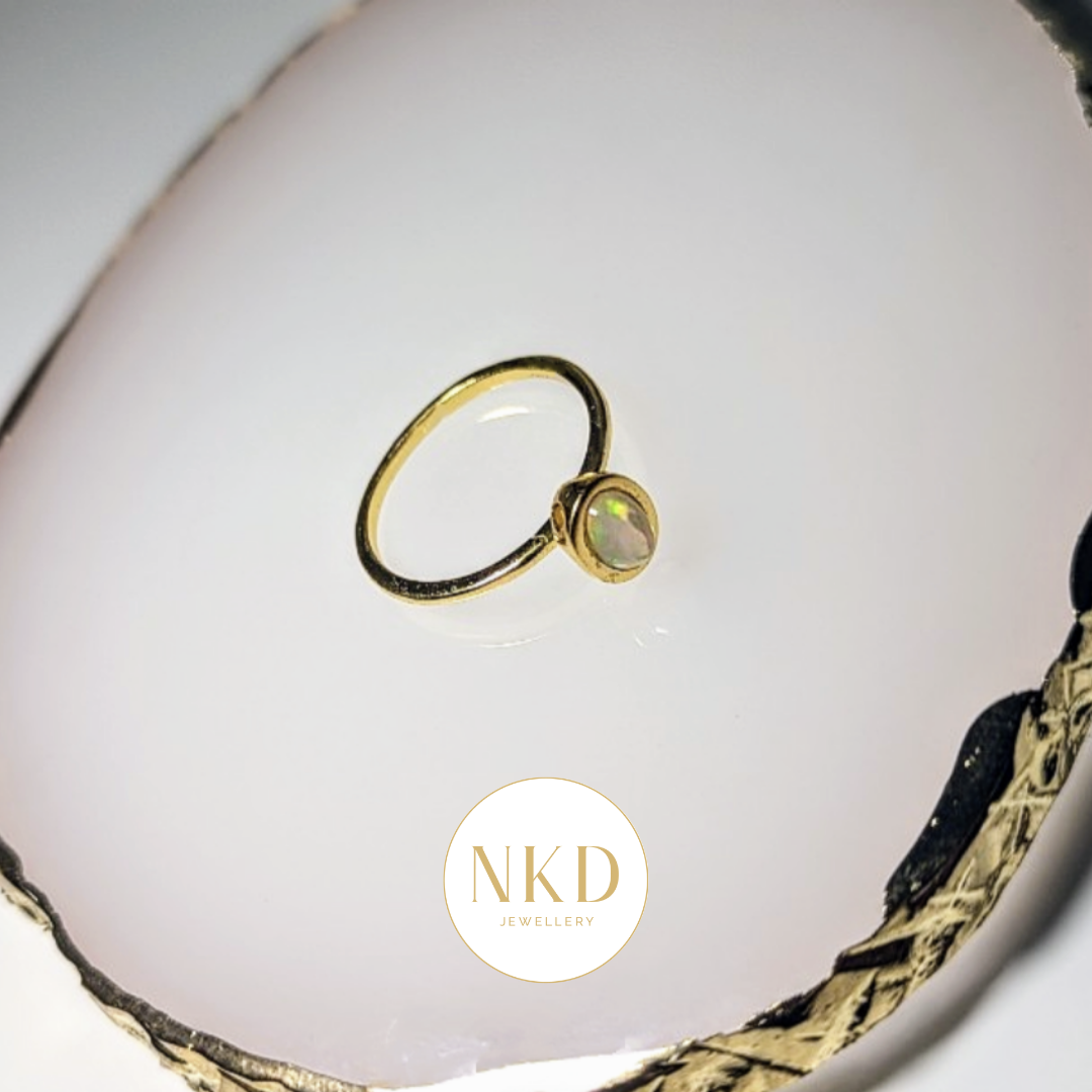 Melbourne - Ethiopian Opal Oval Ring