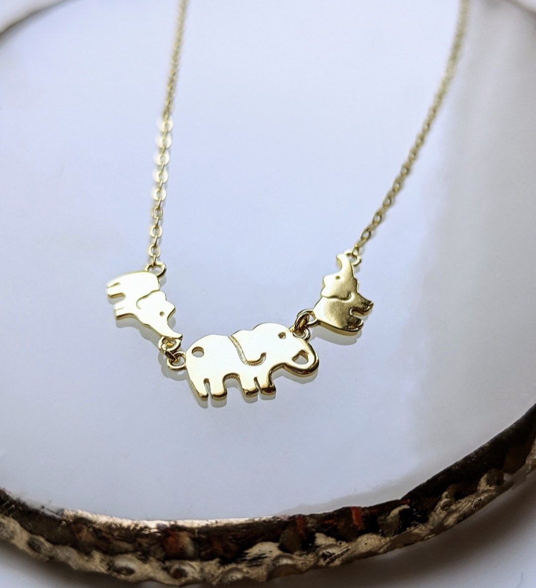 Herd of Elephants - 2 in 1 REVERSIBLE Anklet