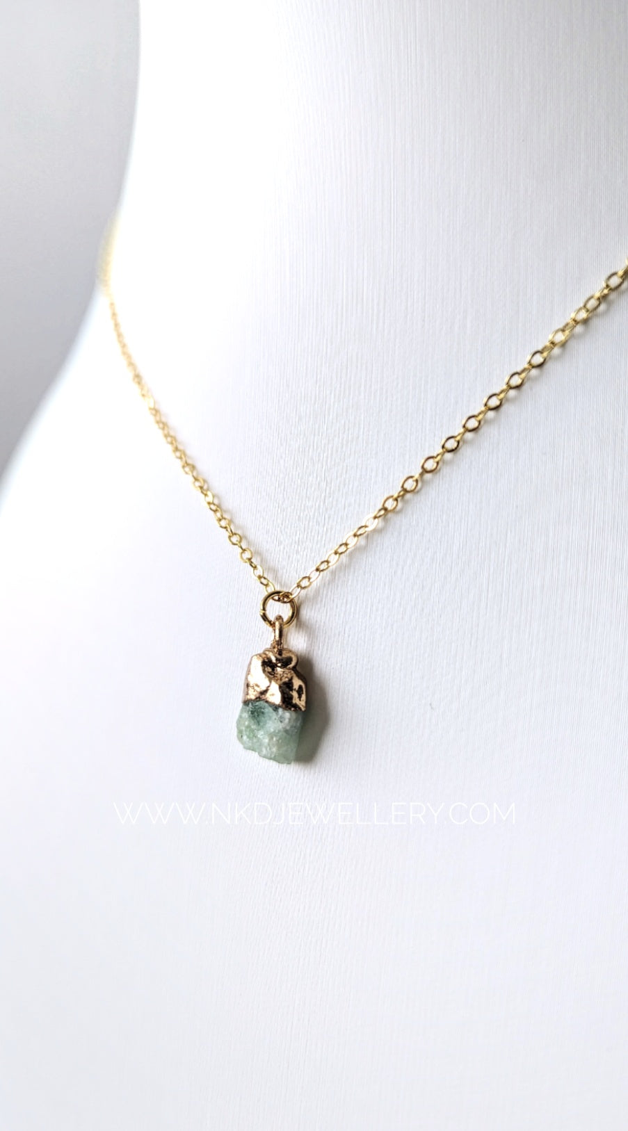Emerald - May Birthstone Pendant Necklace