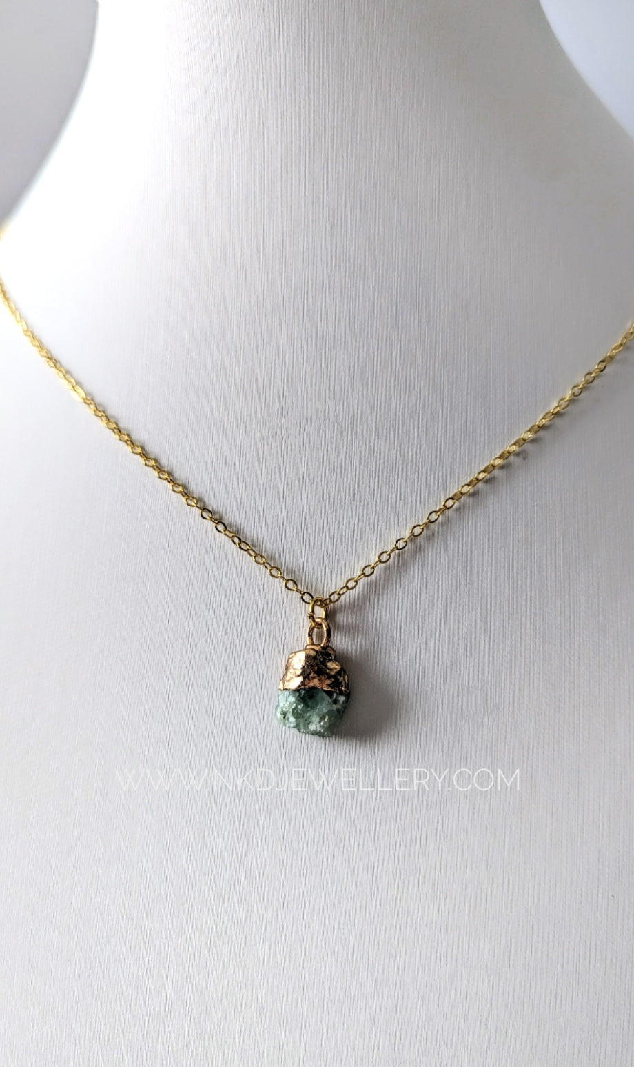 Emerald - May Birthstone Pendant Necklace