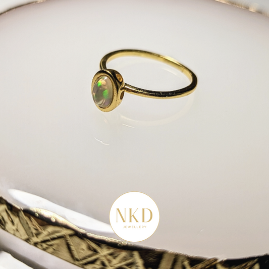Melbourne - Ethiopian Opal Oval Ring