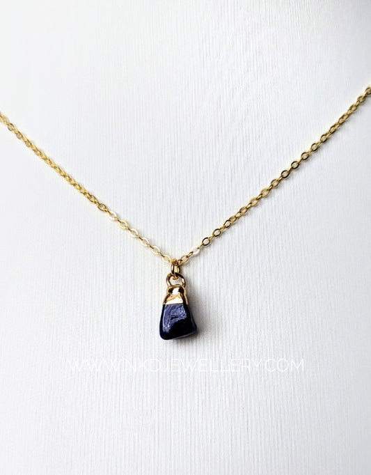 Lapis Lazuli - September Birthstone Pendant Necklace