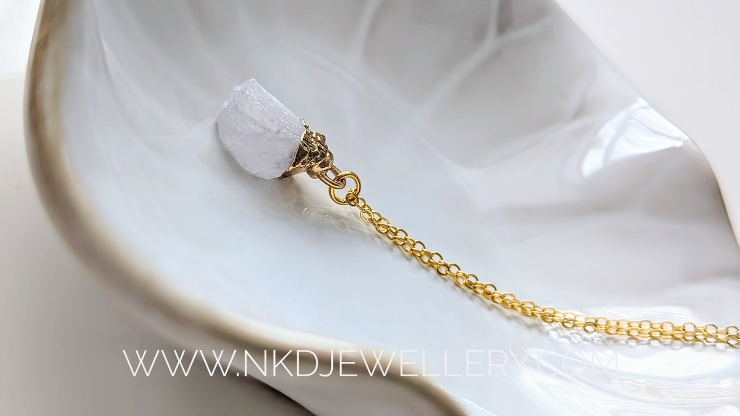 Moonstone - June Birthstone Pendant Necklace