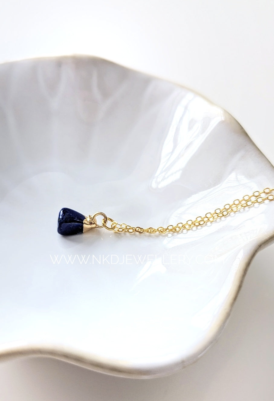 Lapis Lazuli - September Birthstone Pendant Necklace