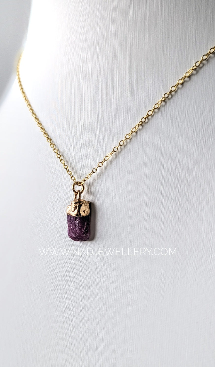 Ruby - July Birthstone Pendant Necklace